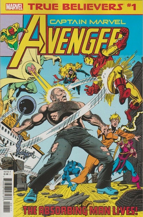 TRUE BELIEVERS: CAPTAIN MARVEL -- AVENGER #1