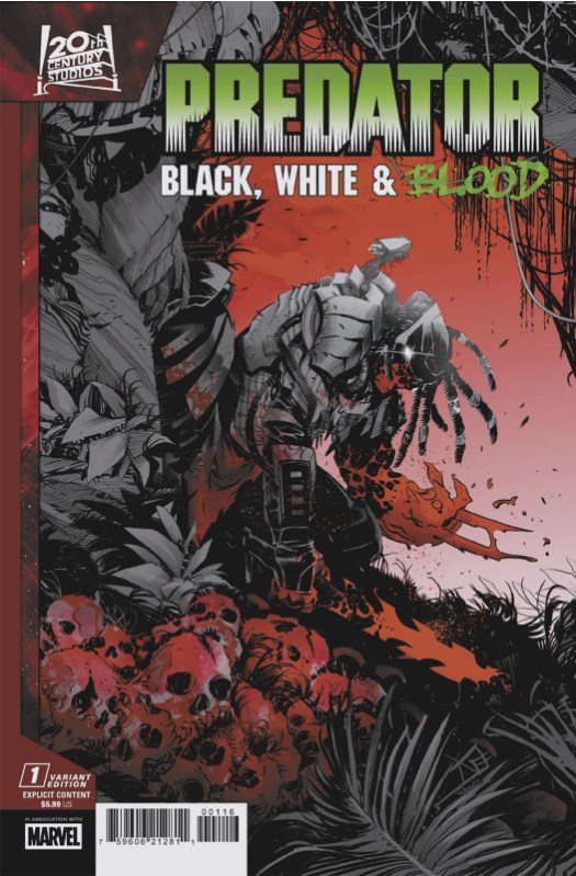 PREDATOR: BLACK, WHITE & BLOOD #1-RI