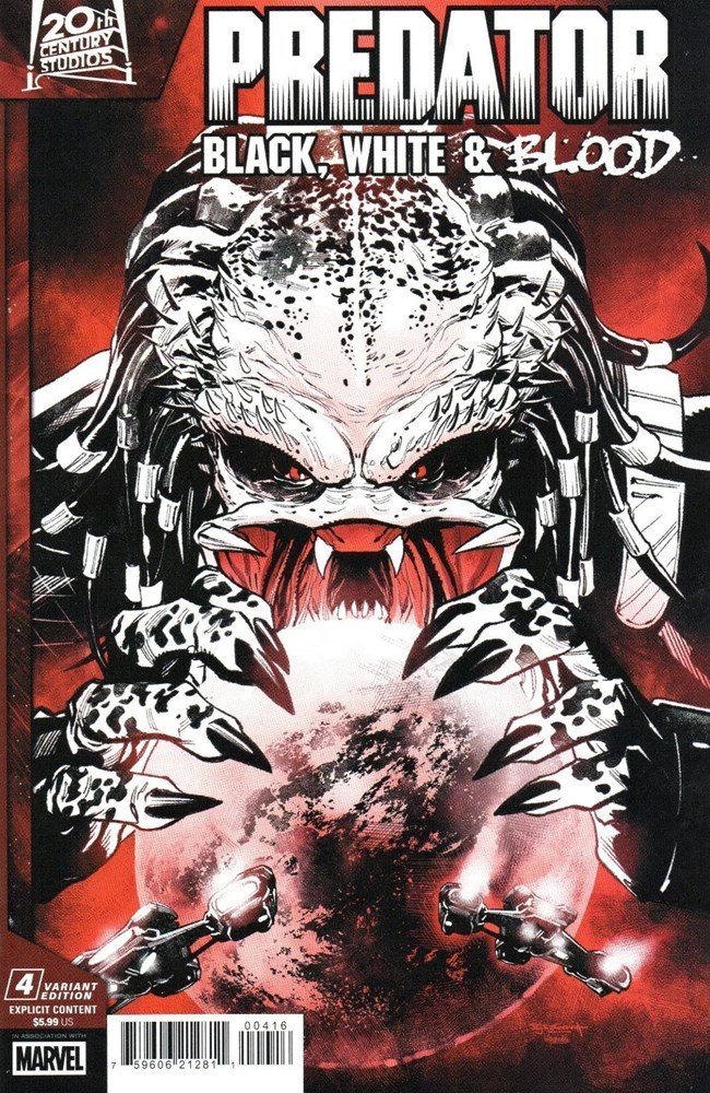 PREDATOR: BLACK, WHITE & BLOOD #4-RI