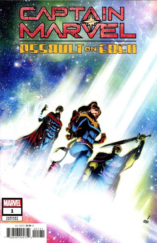 CAPTAIN MARVEL ASSAULT ON EDEN #1B