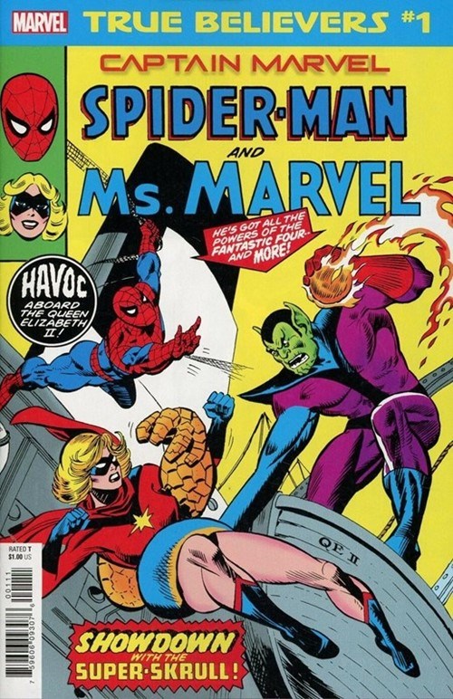 TRUE BELIEVERS: CAPTAIN MARVEL -- SPIDER-MAN AND MS. MARVEL #1