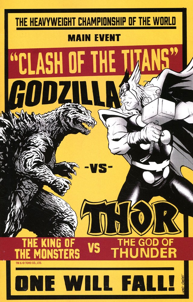 Godzilla Vs. Thor #1D