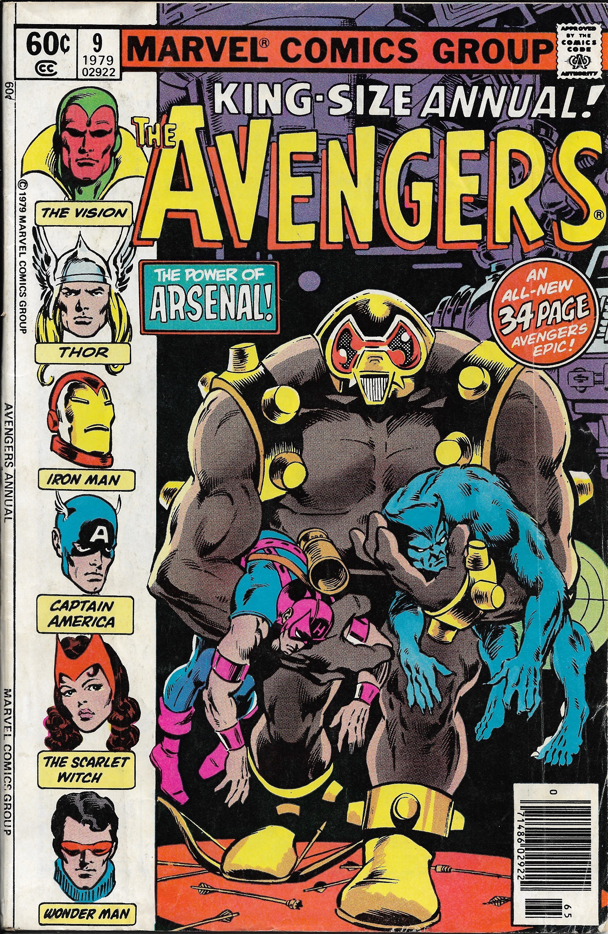 THE AVENGERS ANNUAL #9B