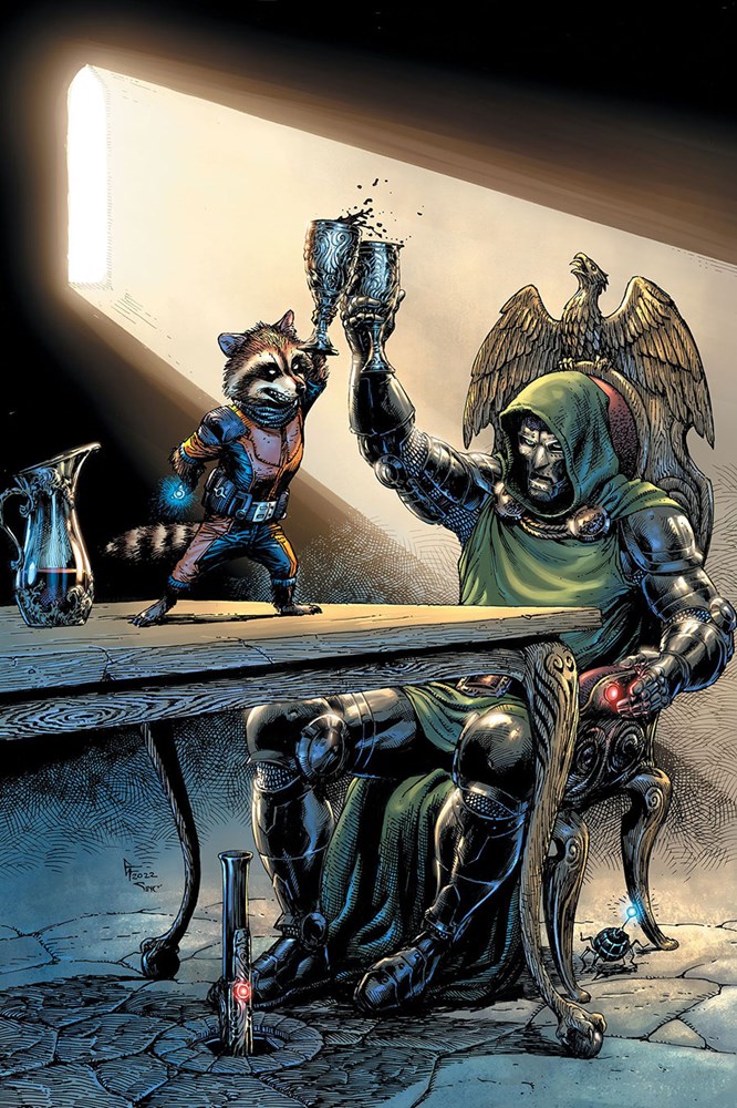 Doctor Doom & Rocket Raccoon #1-RI-B