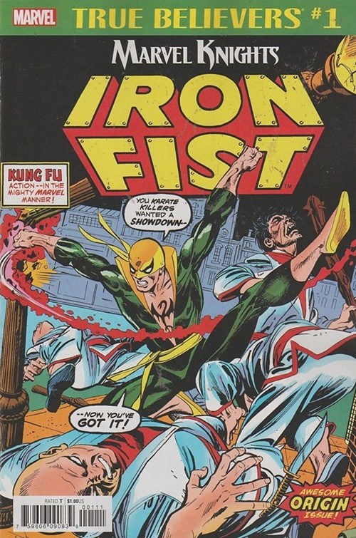 TRUE BELIEVERS: MARVEL KNIGHTS 20TH ANNIVERSARY -- IRON FIST BY THOMAS & KANE #1