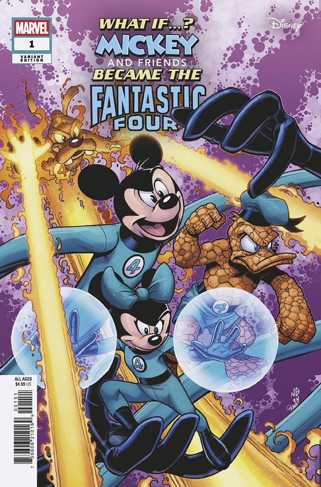 Marvel & Disney: What If...? Mickey Friends Became The Fantastic Four #1E
