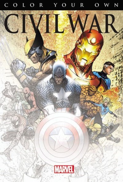 COLOR YOUR OWN CIVIL WAR #1