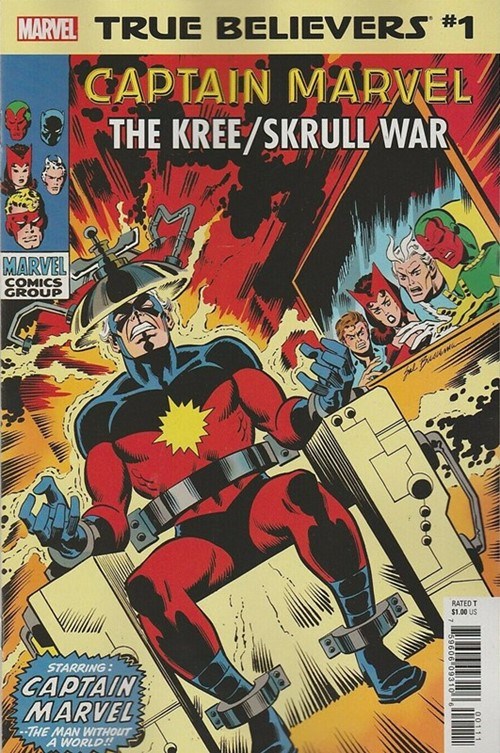 TRUE BELIEVERS: CAPTAIN MARVEL -- THE KREE/SKRULL WAR #1
