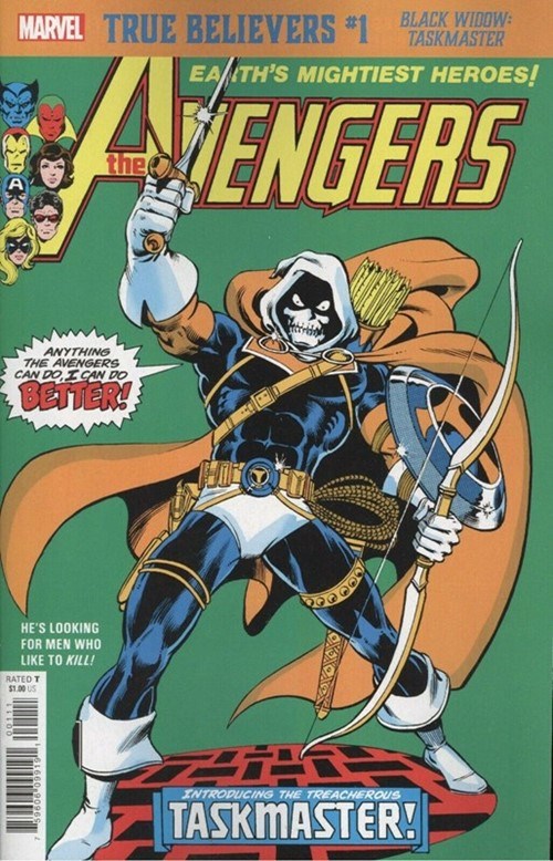 TRUE BELIEVERS: BLACK WIDOW -- TASKMASTER #1