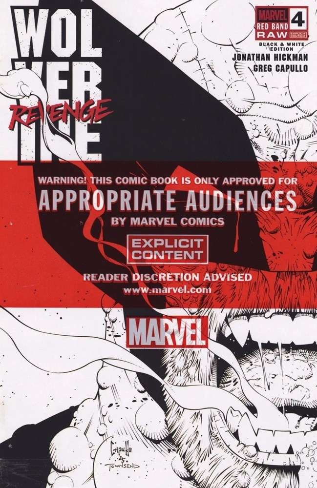 Wolverine: Revenge - Red Band: Raw Black & White Edition #4