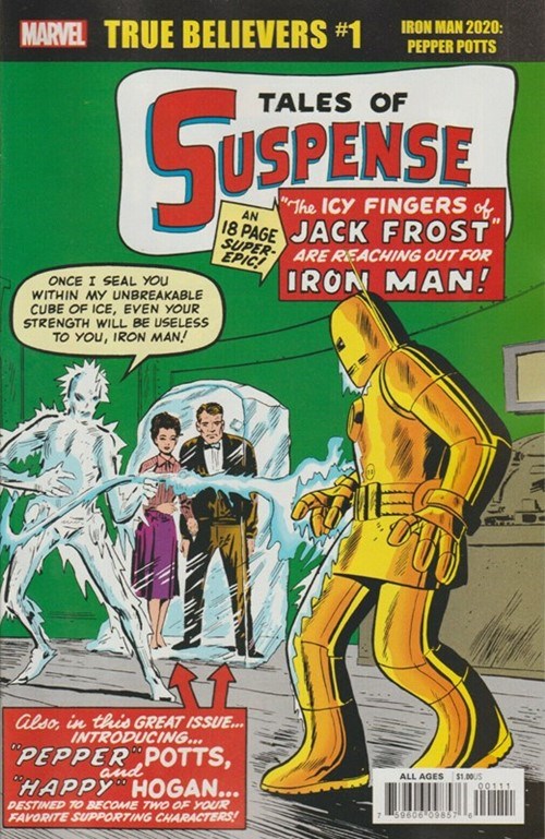 TRUE BELIEVERS: IRON MAN 2020 -- PEPPER POTTS #1