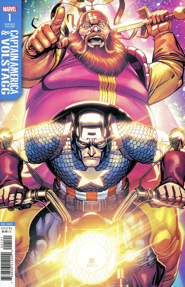 Captain America & Volstagg #1B