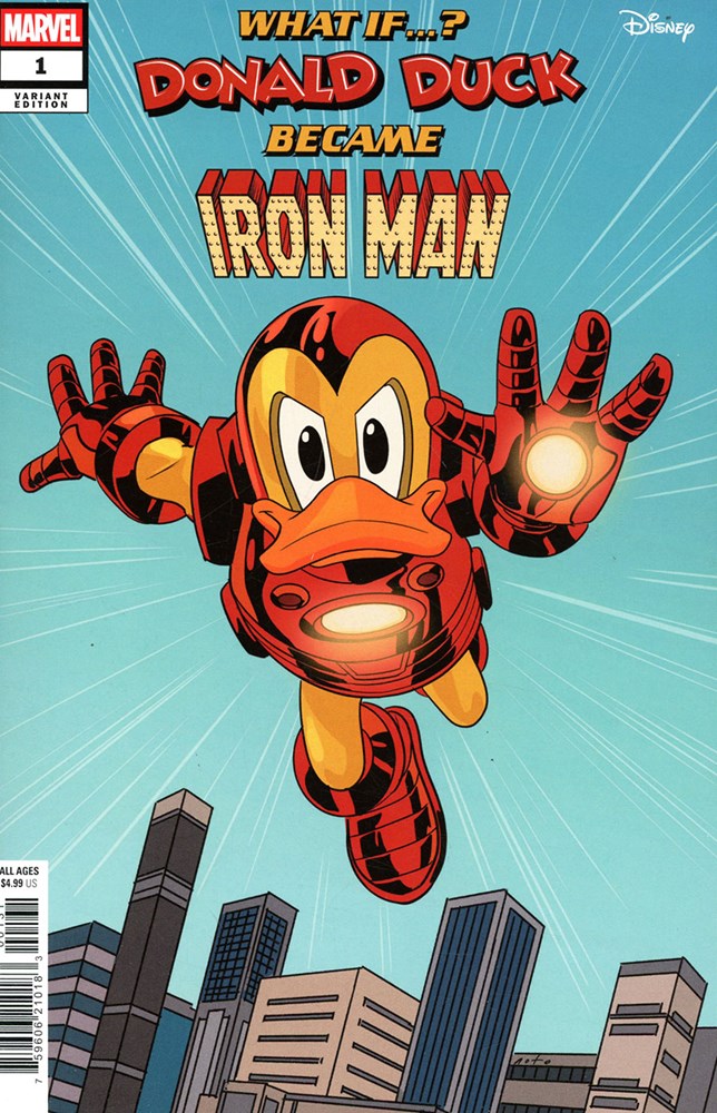 Marvel & Disney: What If...? Donald Duck Became Iron Man #1C