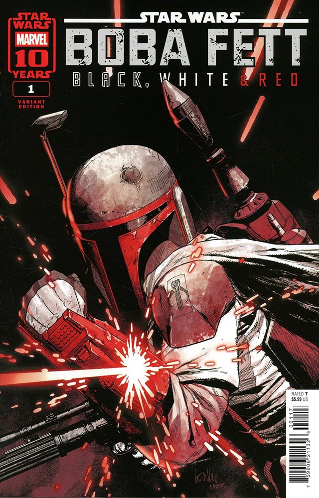 Star Wars: Boba Fett - Black, White & Red #1-RI