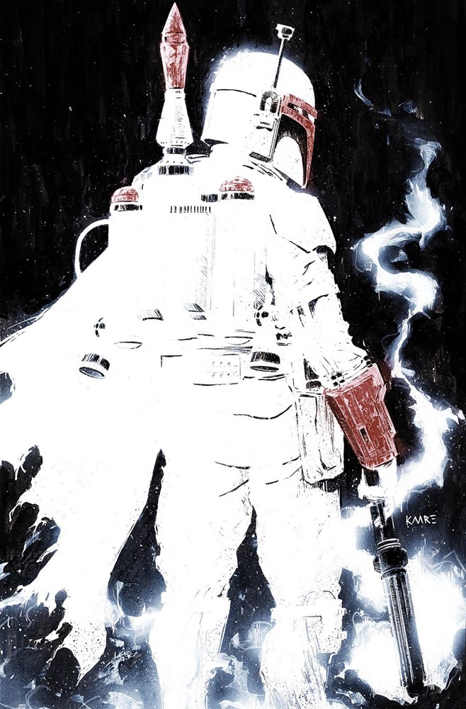 Star Wars: Boba Fett - Black, White & Red #1-RI-B