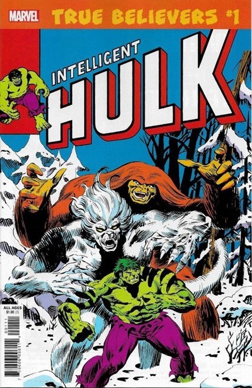 TRUE BELIEVERS: HULK -- INTELLIGENT HULK #1