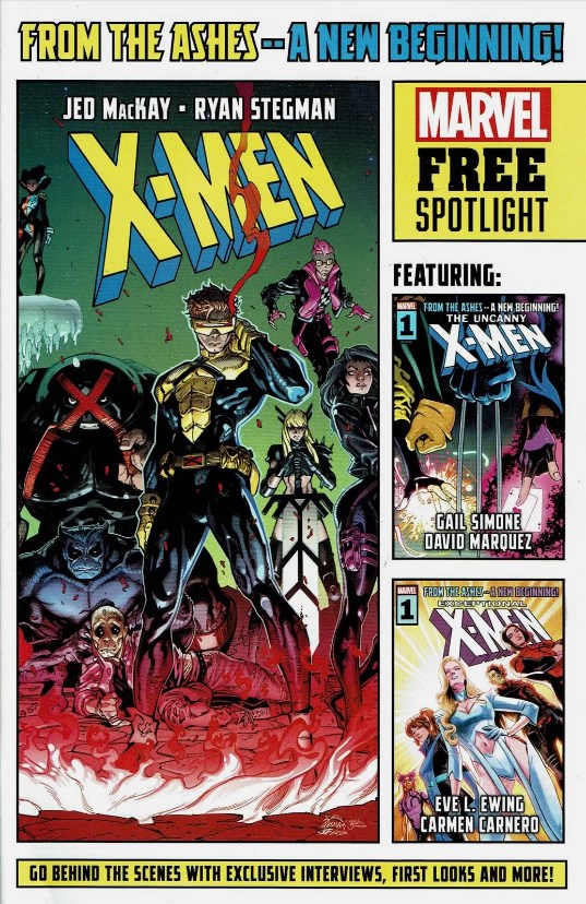 X-MEN: FROM THE ASHES SAMPLER #1
