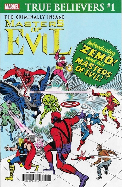TRUE BELIEVERS: THE CRIMINALLY INSANE -- MASTERS OF EVIL #1