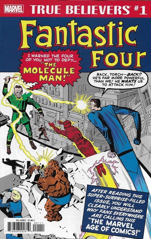 TRUE BELIEVERS: FANTASTIC FOUR -- MOLECULE MAN #1