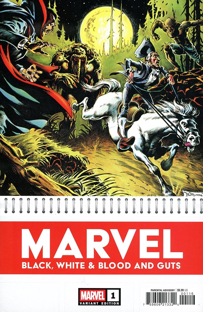 Marvel: Black, White & Blood And Guts #1-RI-B