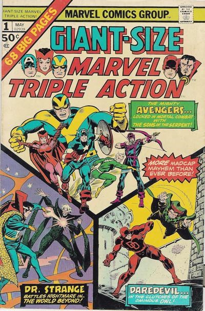 GIANT-SIZE MARVEL TRIPLE ACTION #1