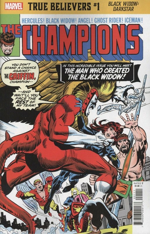 TRUE BELIEVERS: BLACK WIDOW -- DARKSTAR #1