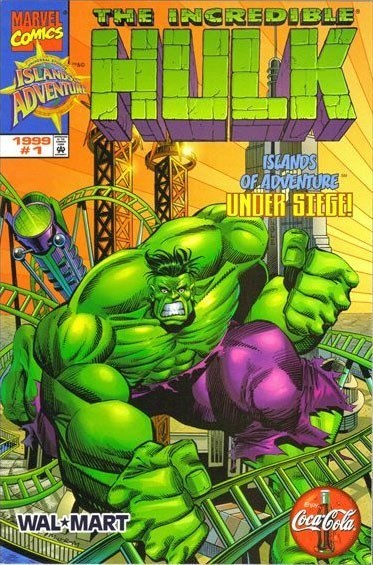 UNIVERSAL STUDIOS ISLANDS OF ADVENTURE UNDER SIEGE (HULK GIVEAWAY) #1-WALM