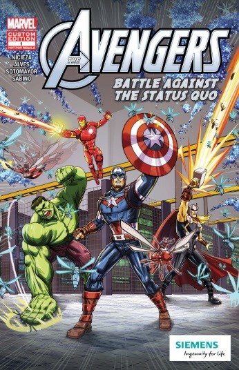 AVENGERS: BATTLE AGAINST THE STATUS QUO #1-SIEMN