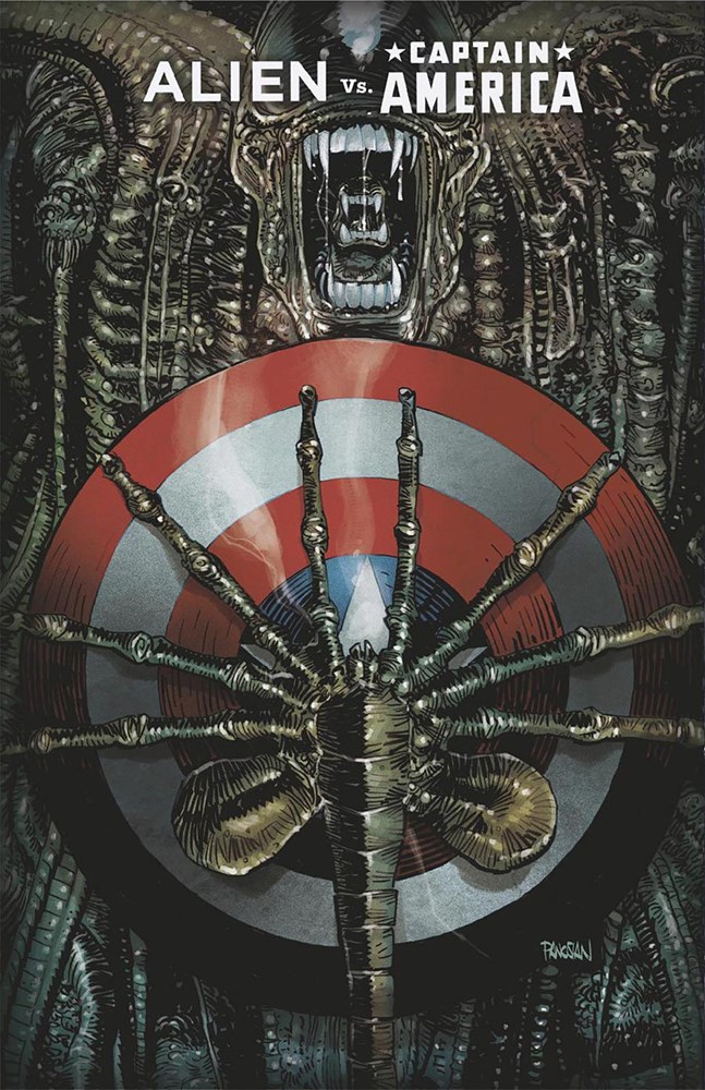 alien vs. captain america #1B