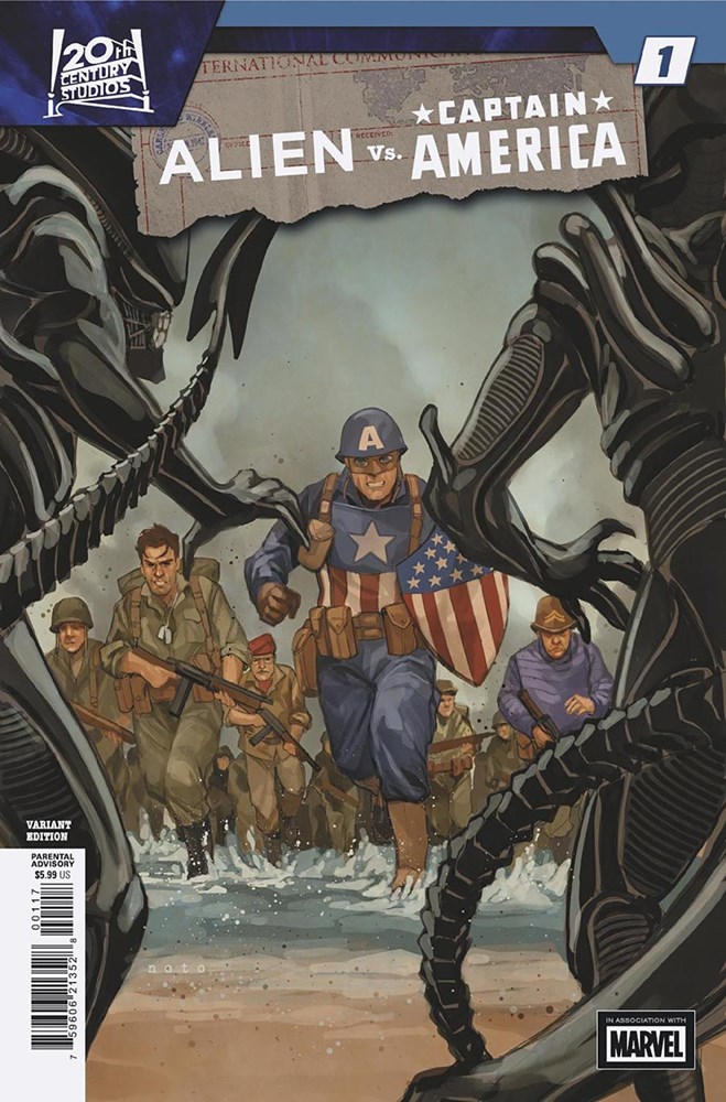 alien vs. captain america #1-RI-B