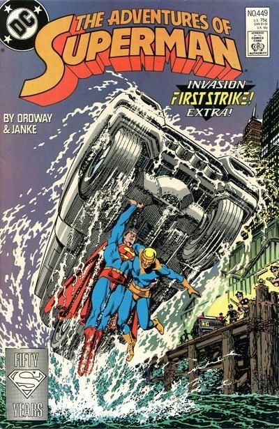 ADVENTURES OF SUPERMAN #449