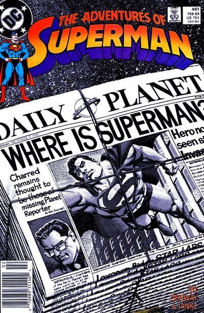 ADVENTURES OF SUPERMAN #451B