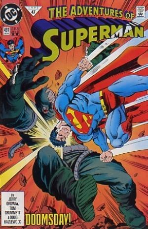 ADVENTURES OF SUPERMAN #497-2nd