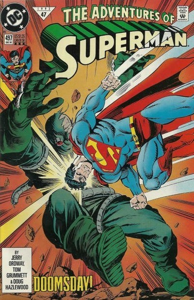 ADVENTURES OF SUPERMAN #497-3rd