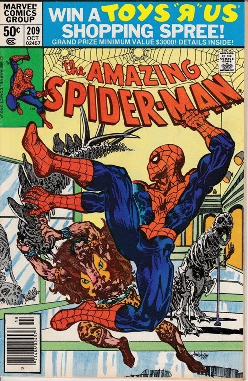THE AMAZING SPIDER-MAN #209-MJ