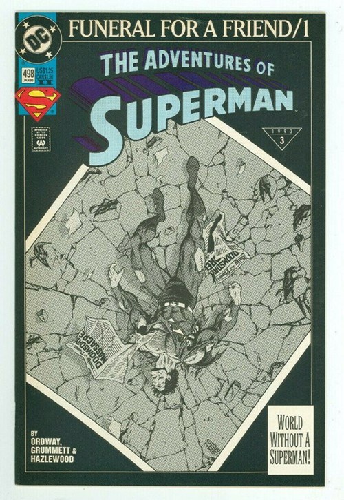 ADVENTURES OF SUPERMAN #498-2nd