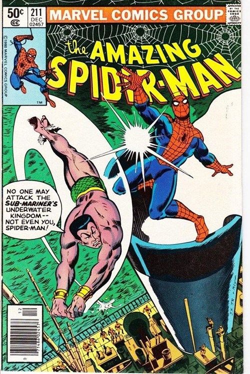 THE AMAZING SPIDER-MAN #211-MJ