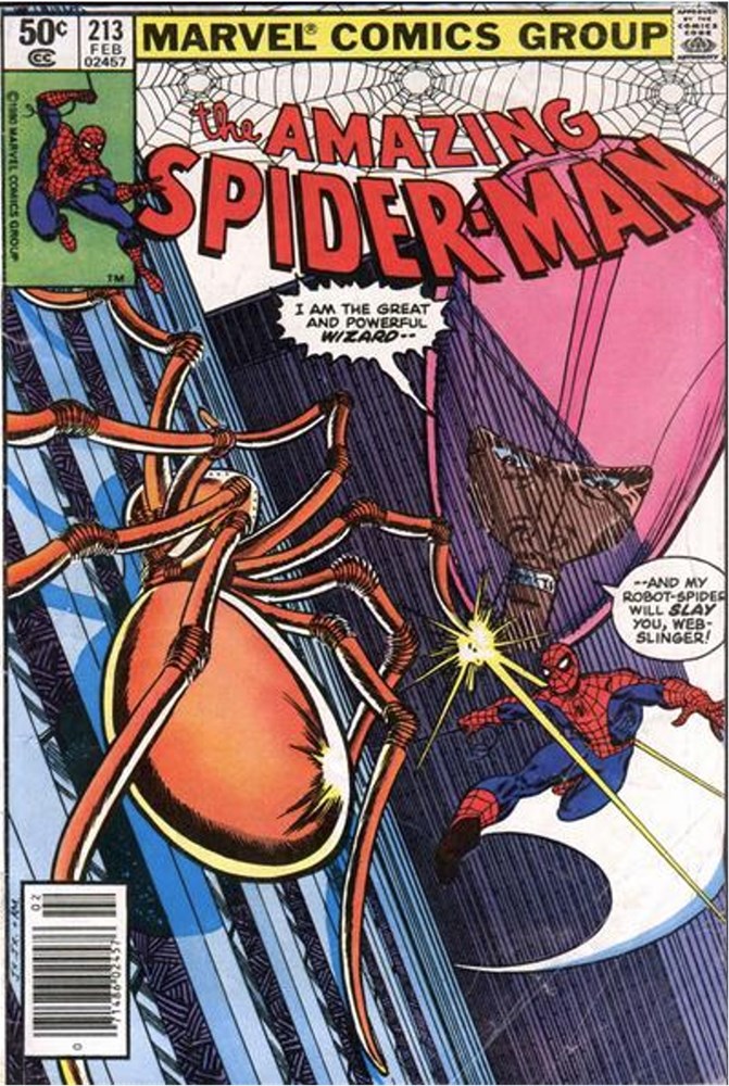 THE AMAZING SPIDER-MAN #213-MJ