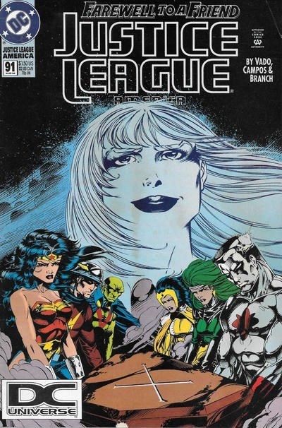 JUSTICE LEAGUE AMERICA #91-DCU