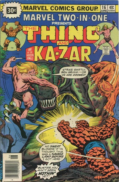 MARVEL TWO-IN-ONE #16B