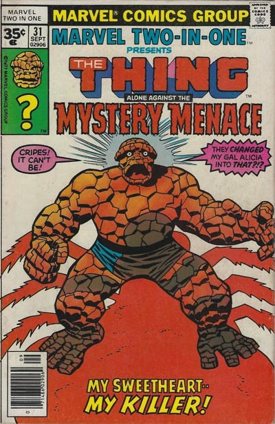 MARVEL TWO-IN-ONE #31B