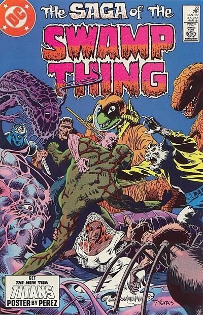 SAGA OF THE SWAMP THING #22