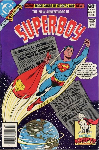 THE NEW ADVENTURES OF SUPERBOY #22B