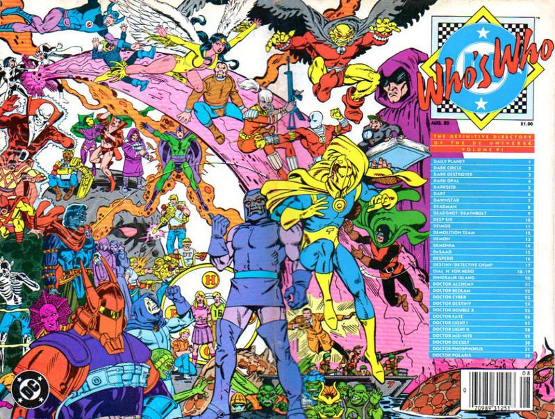 WHO'S WHO: DEFINITIVE DIRECTORY OF THE DC UNIVERSE #6B