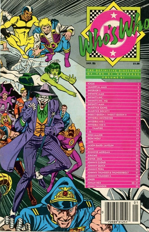 WHO'S WHO: DEFINITIVE DIRECTORY OF THE DC UNIVERSE #11B