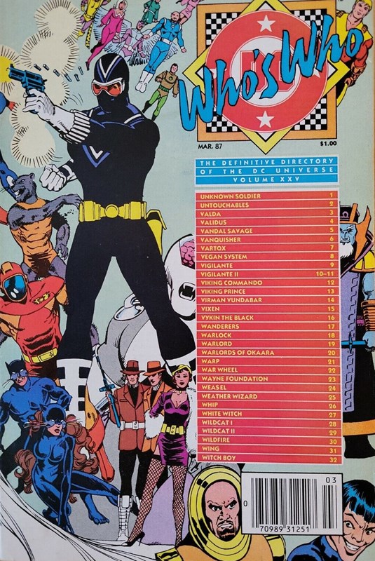 WHO'S WHO: DEFINITIVE DIRECTORY OF THE DC UNIVERSE #25B