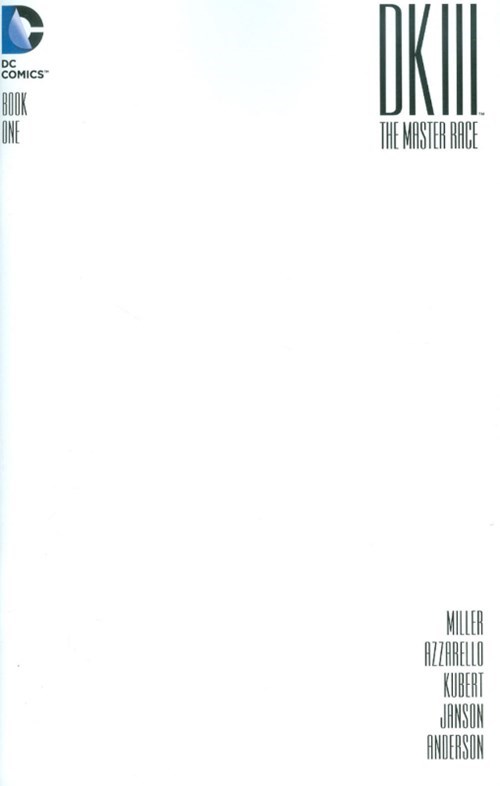 DARK KNIGHT III: THE MASTER RACE #1B