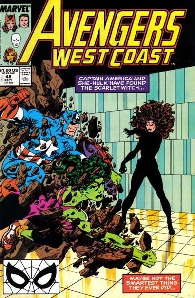 AVENGERS WEST COAST #48