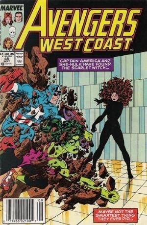 AVENGERS WEST COAST #48B