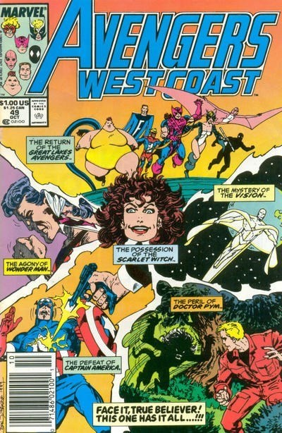 AVENGERS WEST COAST #49B